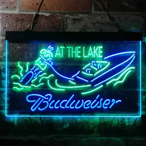 Budweiser At The Lake Neon-Like LED Sign