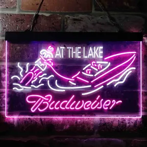 Budweiser At The Lake Neon-Like LED Sign