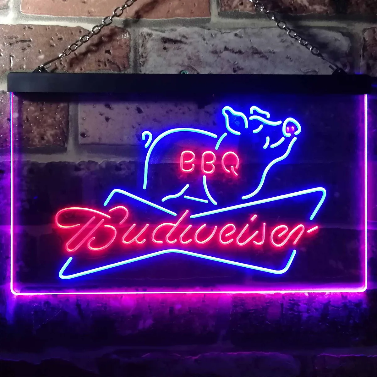 Budweiser BBQ Neon-Like LED Sign