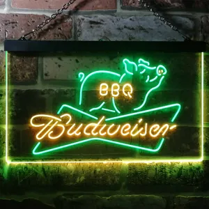 Budweiser BBQ Neon-Like LED Sign