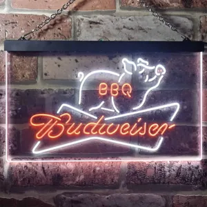 Budweiser BBQ Neon-Like LED Sign