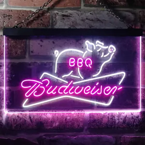 Budweiser BBQ Neon-Like LED Sign