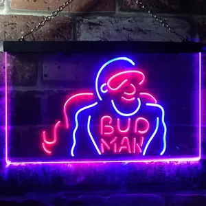 Budweiser Bud Man Neon-Like LED Sign