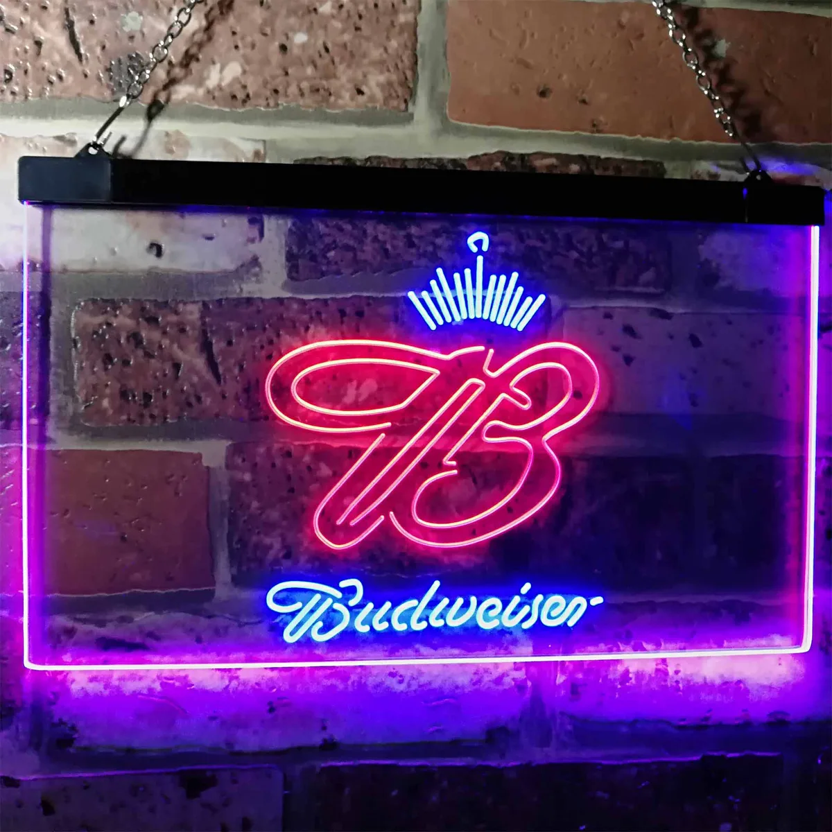 Budweiser Crowned B Neon-Like LED Sign