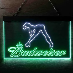 Budweiser Dancer Stripper Neon-Like LED Sign