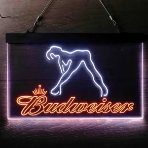 Budweiser Dancer Stripper Neon-Like LED Sign