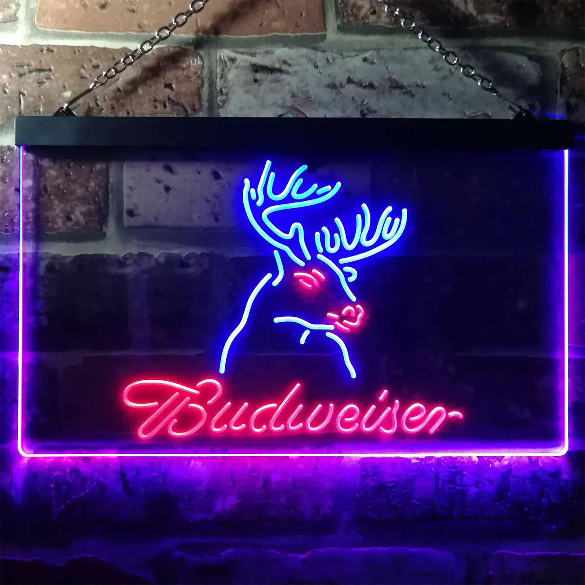 Budweiser Deer 2 Neon-Like LED Sign