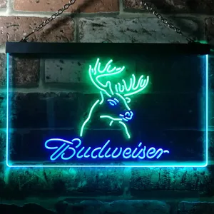 Budweiser Deer 2 Neon-Like LED Sign
