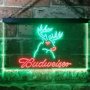 Budweiser Deer 2 Neon-Like LED Sign