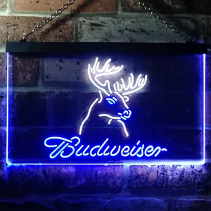 Budweiser Deer 2 Neon-Like LED Sign