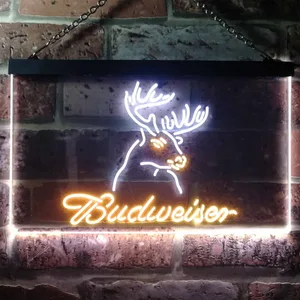 Budweiser Deer 2 Neon-Like LED Sign