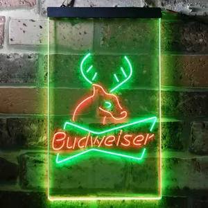 Budweiser Deer Neon-Like LED Sign