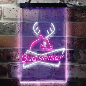 Budweiser Deer Neon-Like LED Sign