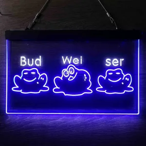 Budweiser Frog 2 Neon-Like LED Sign