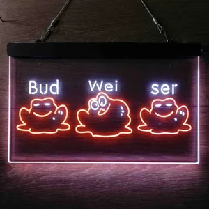 Budweiser Frog 2 Neon-Like LED Sign