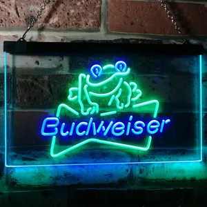 Budweiser Frog Neon-Like LED Sign