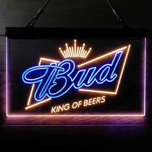 Budweiser King of Beers Neon-Like LED Sign