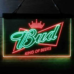 Budweiser King of Beers Neon-Like LED Sign