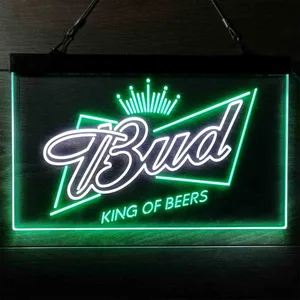 Budweiser King of Beers Neon-Like LED Sign