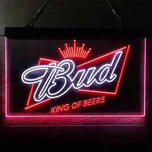 Budweiser King of Beers Neon-Like LED Sign