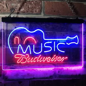 Budweiser Music Neon-Like LED Sign