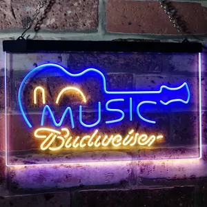 Budweiser Music Neon-Like LED Sign