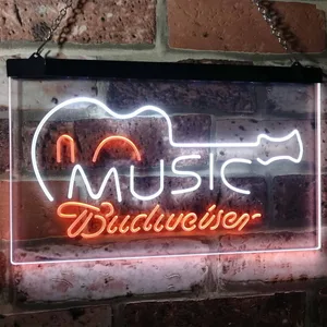 Budweiser Music Neon-Like LED Sign
