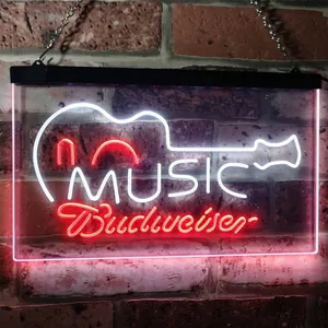 Budweiser Music Neon-Like LED Sign