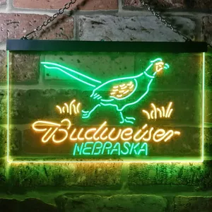 Budweiser Nebraska Bird Neon-Like LED Sign