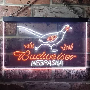 Budweiser Nebraska Bird Neon-Like LED Sign
