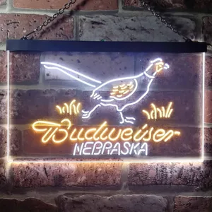 Budweiser Nebraska Bird Neon-Like LED Sign