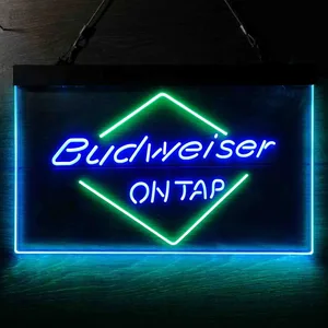 Budweiser On Tap Neon-Like LED Sign