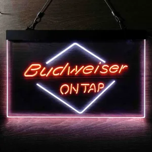 Budweiser On Tap Neon-Like LED Sign