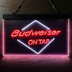 Budweiser On Tap Neon-Like LED Sign