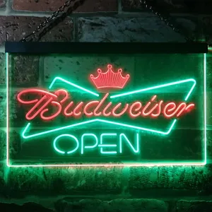 Budweiser Open Store Neon-Like LED Sign