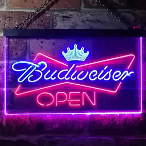 Budweiser Open Store Neon-Like LED Sign