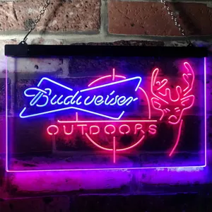 Budweiser Outdoors Neon-Like LED Sign