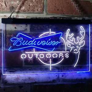 Budweiser Outdoors Neon-Like LED Sign
