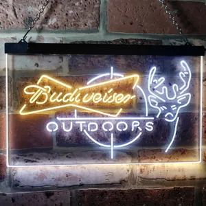 Budweiser Outdoors Neon-Like LED Sign