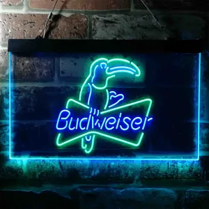 Budweiser Parrot Neon-Like LED Sign