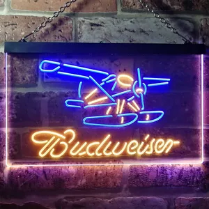Budweiser Plane Neon-Like LED Sign