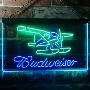 Budweiser Plane Neon-Like LED Sign