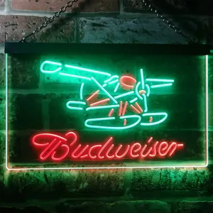 Budweiser Plane Neon-Like LED Sign