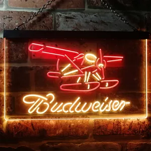 Budweiser Plane Neon-Like LED Sign