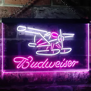 Budweiser Plane Neon-Like LED Sign