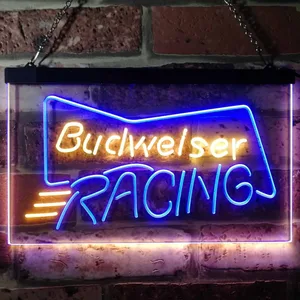 Budweiser Racing Neon-Like LED Sign