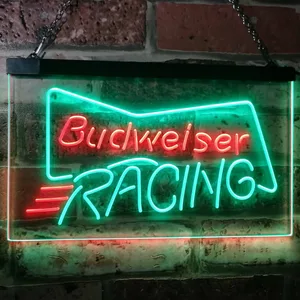 Budweiser Racing Neon-Like LED Sign