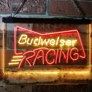 Budweiser Racing Neon-Like LED Sign