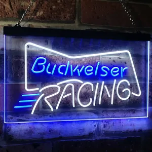 Budweiser Racing Neon-Like LED Sign