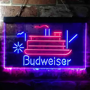 Budweiser Riverboat Neon-Like LED Sign